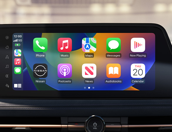 2023 Nissan Ariya display showing Apple CarPlay®