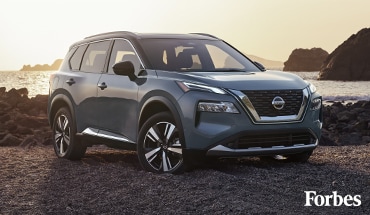 2021 Nissan Rogue SUV by the Ocean