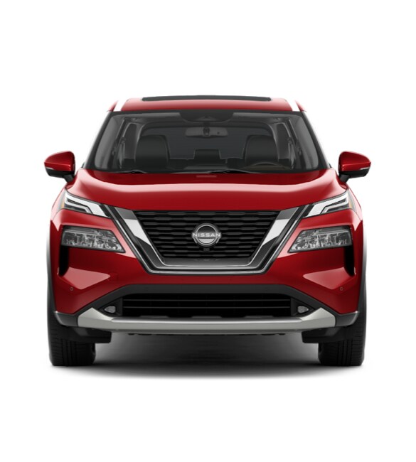 Red Nissan Rogue SUV